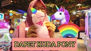 CARA MUDAH MAIN CAPIT BONEKA DAPET KUDA PONY DI FUNWORLD CIBINONG CITY MALL