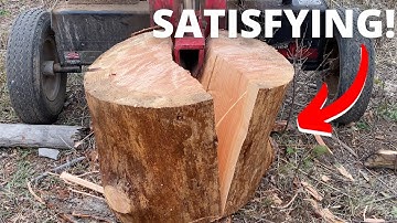 Best Firewood Splitting - Ultimate Log Split Cracking Sounds!!