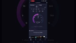 T-Mobile home Internet speed test