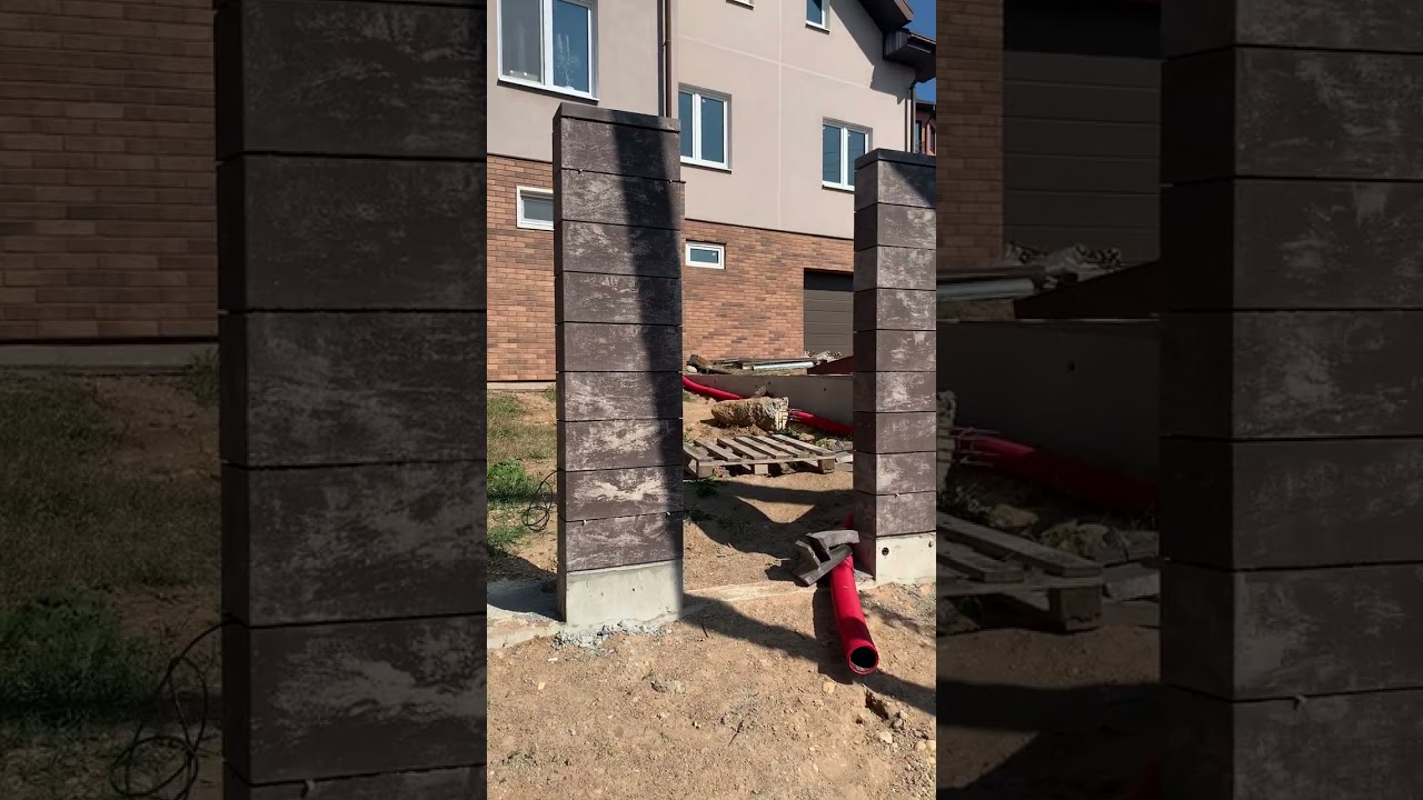 Старт установки забора FaBrick в Капучино — Каменная Горка 2024 🏗️✨ 