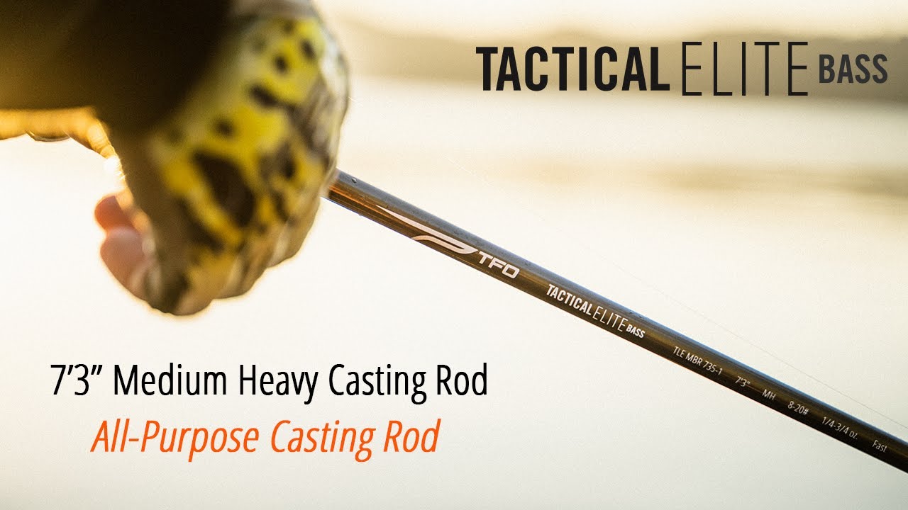 TFO Tactical Elite 7'3 Medium Heavy Casting Rod - A Multi-Purpose
