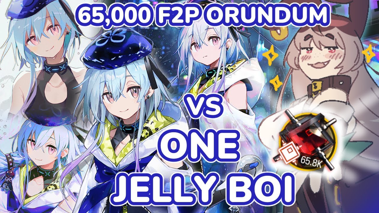 65K F2P ORUNDUM VS ONE JELLY BOI - GUERILLA STREAM - Arknights (Amai