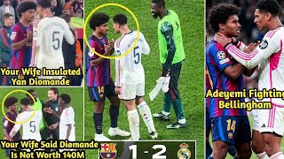 Crazy Fight Between Bellingham And Adeyemi After El Clasico  - Bellingham Ask Adeyemi About His Wife