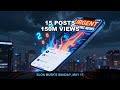 Elon Musk's 15 Posts on May 17th — 150M Views in One Sunday
