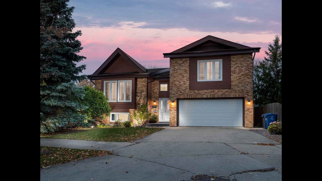 HOME FOR SALE 14 High Point Drive, Winnipeg Manitoba YouTube