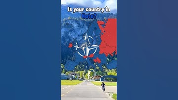Is your country in NATO? #europe #map #mapping #geography #viralvideo #history #trending #shorts