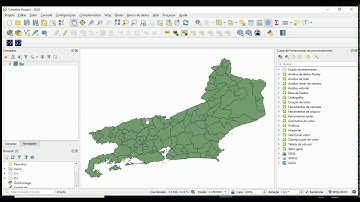 QGIS 3.4 (Adicionar um arquivo .shp) Video 1
