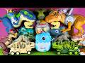 Satisfying ASMR Unboxing Jurassic World Dinosaur T-rex Carnotaurus Triceratops Zuru Smashers 25 Eggs