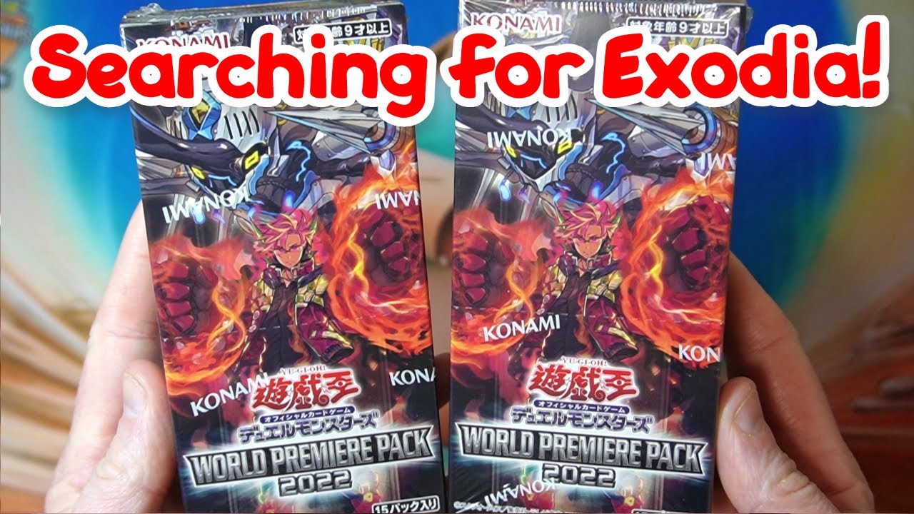 Yugioh World Premiere Pack 2022 - Searching for Exodia! - YouTube