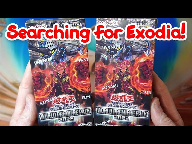 Yugioh World Premiere Pack 2022 - Searching for Exodia! - YouTube
