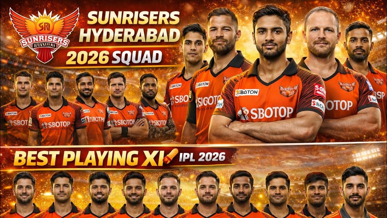 IPL 2026 SRH FULL SQUADS AND BEST PLAYING XII 