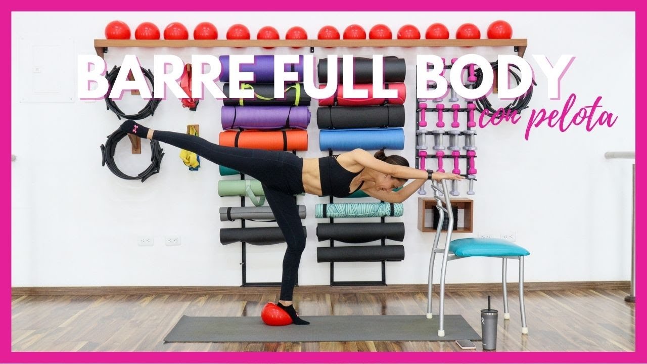 🌸 CLASE DE BARRE FULL BODY CON PELOTA