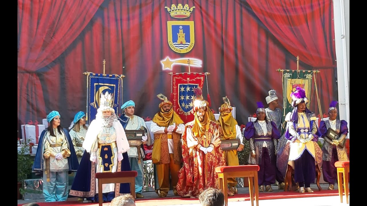 Llegada de SS.MM. Los Reyes Magos de Oriente a Chipiona