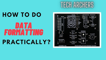 DATA FORMATTING PRACTICALLY EXPLAINED | EXPERIMENT OF DATA FORMATTING | DIGITAL COMMUNICATION LAB
