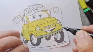 Disney Cars Coloring Pages Lightning McQueen Friends Fun Coloring for Kids