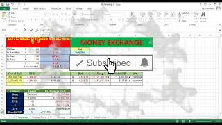 Excel create system exchange money #excel #chhunnan #itcambodia screenshot 5