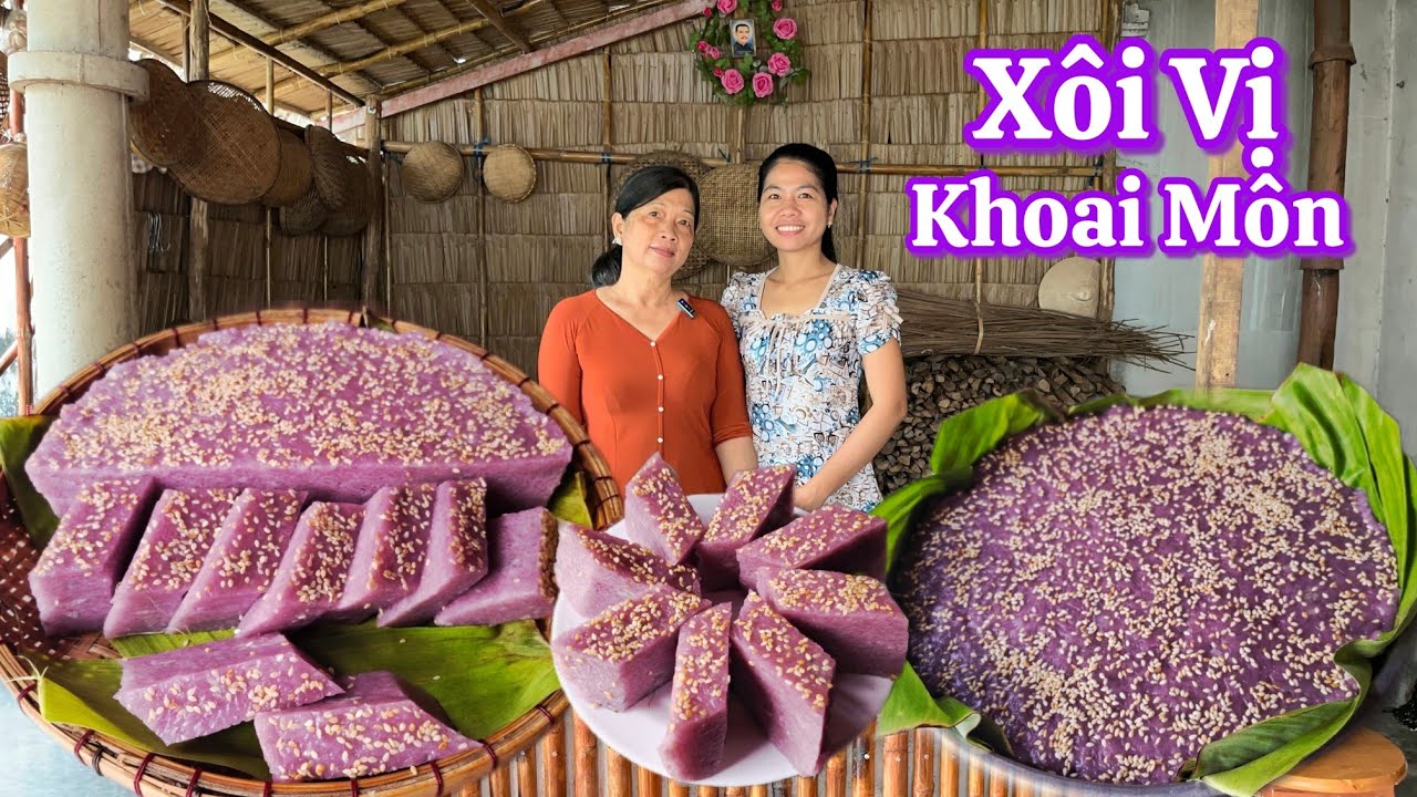 XÔI VỊ KHOAI MÔN dẻo béo thơm lừng quá đon giản dễ dàng với cách làm này....ai ăn cũng khen 