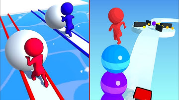 Snow Race 🆚 Stack Rider Max Levels Walkthrough Big Good Gameplay BR11