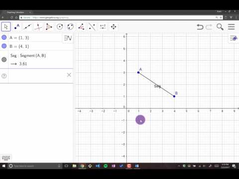 GGB Basics - Input Bar and Commands