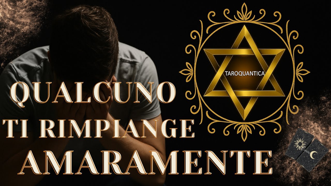 🔮QUALCUNO TI RIMPIANGE AMARAMENTE 🪬TRA SILENZI E SOFFERENZA