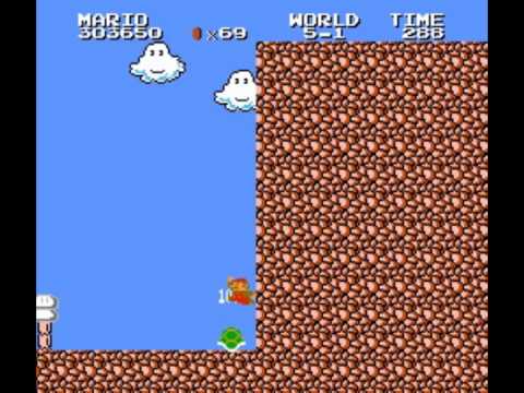 Super Mario Bros. The Lost Levels World 5-1 - YouTube