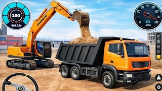 👷City Road Construction Simulator 3D 🚧 | Heavy Excavator & Truck - Android Gameplay screenshot 3