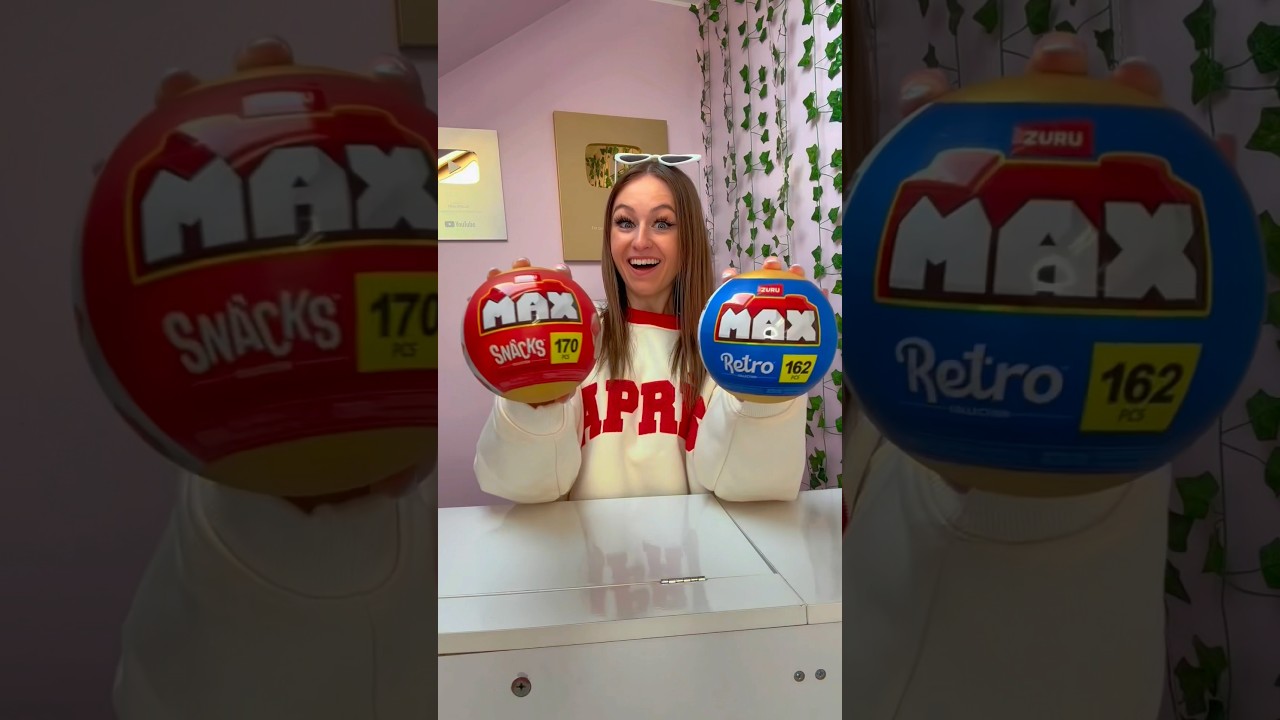 [ASMR] UNBOXING THE *NEW* MYSTERY ZURU MAX LEGO SNACKS CAPSULES!!😍🍕🍣🍦 (SO SATISFYING🤤) 