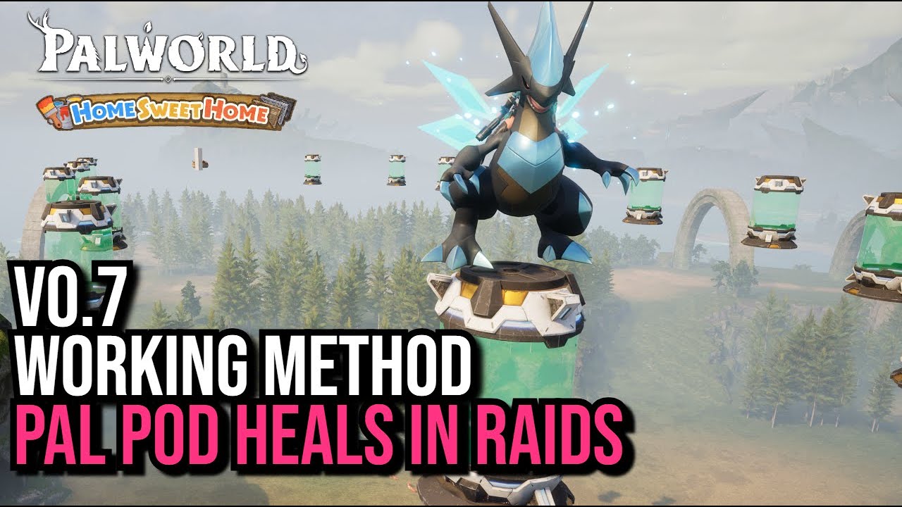 В Palworld удалось восстановить способность капсул с питомцами к самовосстановлению во время рейдов.