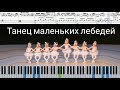 Петр Ильич Чайковский - Танец маленьких лебедей  ноты для детей.