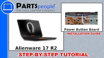 Dell Alienware 17 R2 (P43F001) Power Button Circuit Board How-To Video Tutorial