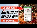 How I build Agentic AI Powered Christmas Recipe App in firebase studio - No Code (Part 1)