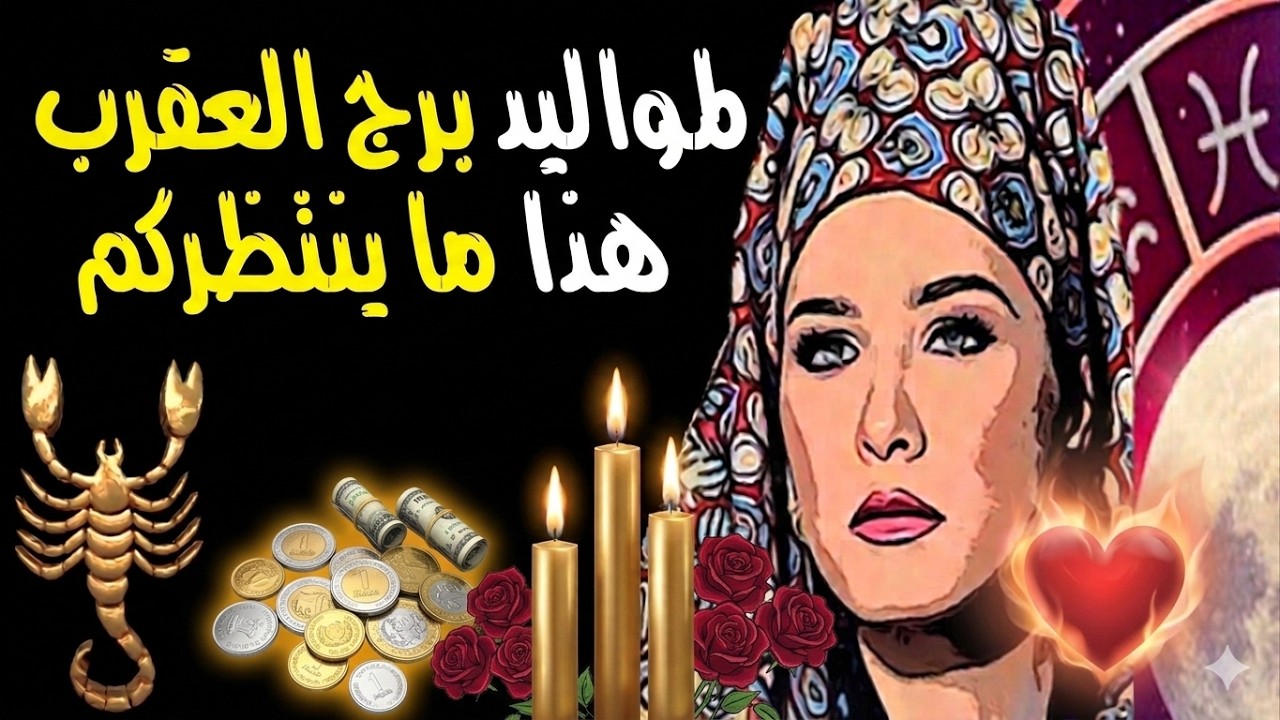 برج #العقرب ... تغيّر قدري يقترب…💫 ومفاجأة تُبهج قلبك بعد انتظار طويل! 💖