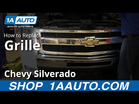 How To Replace Front Grille 07-13 Chevy Silverado