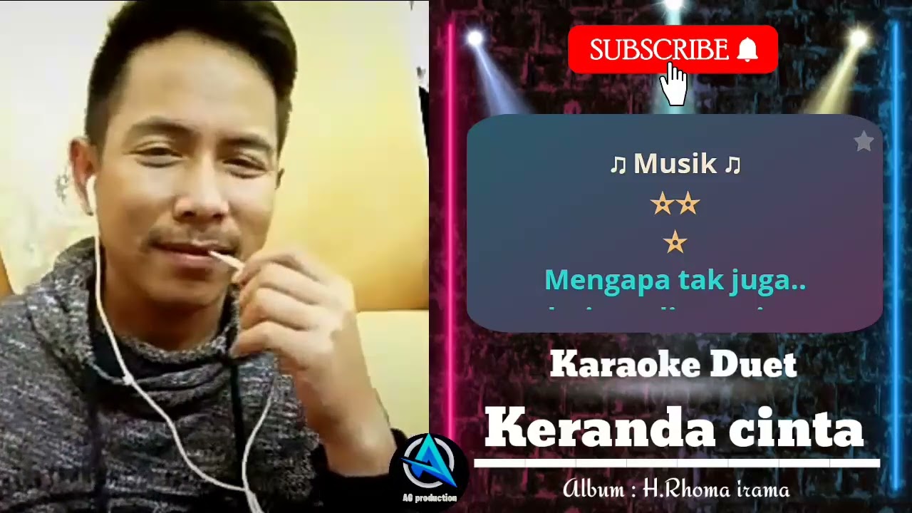 KERANDA CINTA | Karaoke duet cewe cowo | SMULE