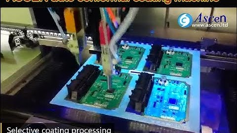Selective PCB conformal coating machine