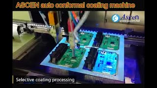 Selective PCB conformal coating machine