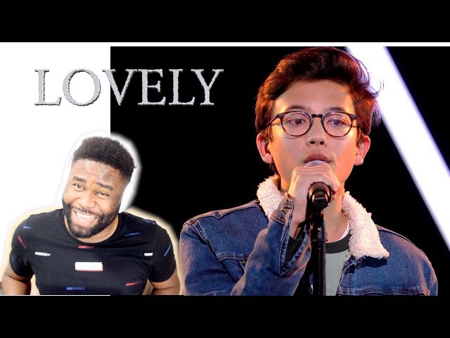 Justin – 'Lovely' | Blind Auditions | The Voice Kids | VTM REACTION class=