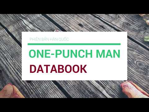 One Punch Man Sách - UNBOX One-Punch Man Databook | Phiên Bản Hàn Quốc Có Gì HOT?