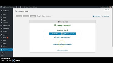 Duplicator - WordPress Plugin - อัพเว็บขึ้น Server