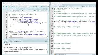 Lesson 14: Advanced Techniques for Installing and Loading Packages in R (Part 01) Lesson 14: Advanced Techniques for Installing and Loading Packages in R (Part 01)