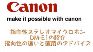 指向性ステレオマイクロホン“DM-E1”レビュー【Ｃａｎｏｎ専用外部マイクを半年間使用してみて】