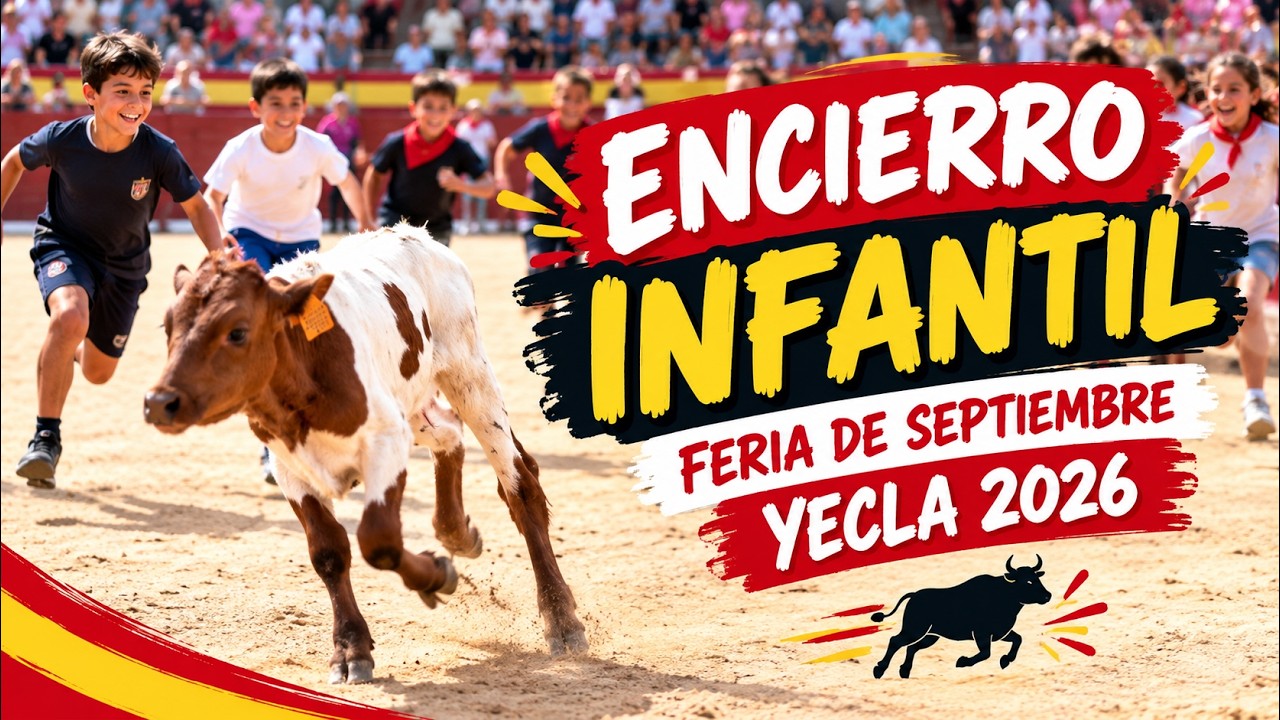 ENCIERRO INFANTIL. FERIA DE SEPTIEMBRE. YECLA 2026