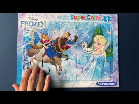 Disney Puzzle Game FROZEN Rompecabezas De Ravensburger Play Kids Learning Toys quebra-cabeças yapboz