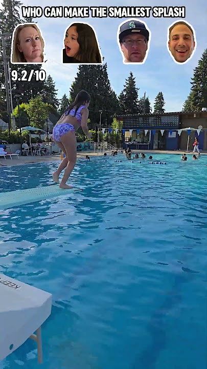 Smallest Splash pool diving board