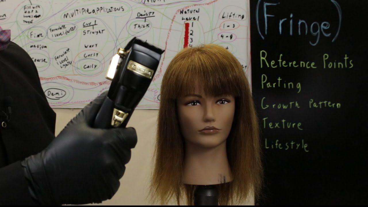 How To Cut Baby Bangs - YouTube