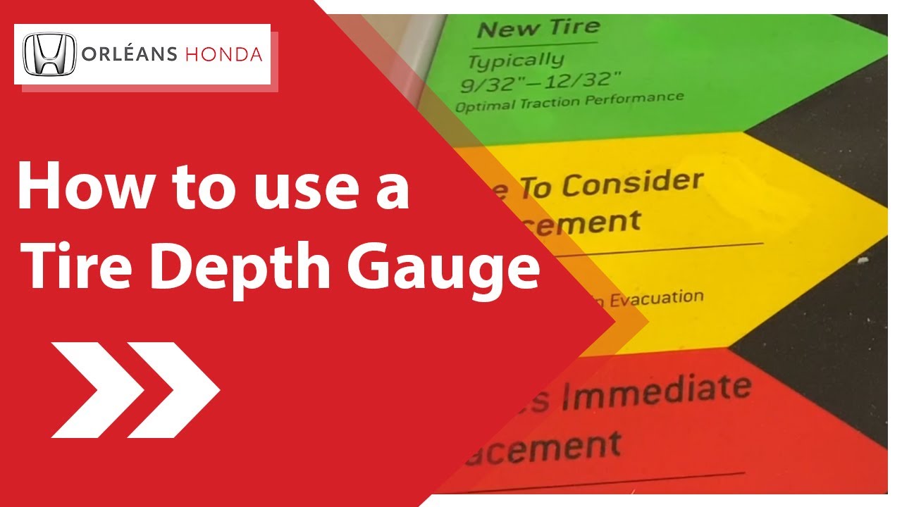 How to use a Tire Depth Gauge YouTube
