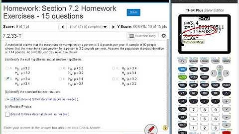 Dr  Swiersz Video Solving Section 7 2 Homework Exercise #11   20171024 Stats