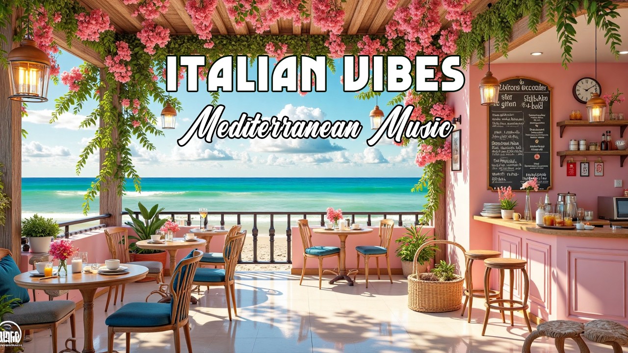 The Best 🇮🇹 Italian Music🎶 Italian Vibes 🎶 1+ Hour Scenic Amalfi Coast & Lake Como Relaxation 4K