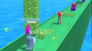 Money Run 3D 👸🤑👗 NEW UPDATE!! All Levels Gameplay Android,ios screenshot 4