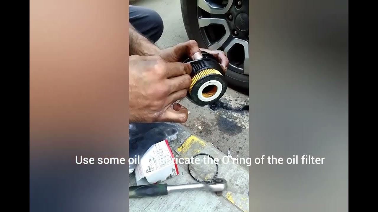 how to change engine oil and oil filter of ford endeavour 2.2 diesel